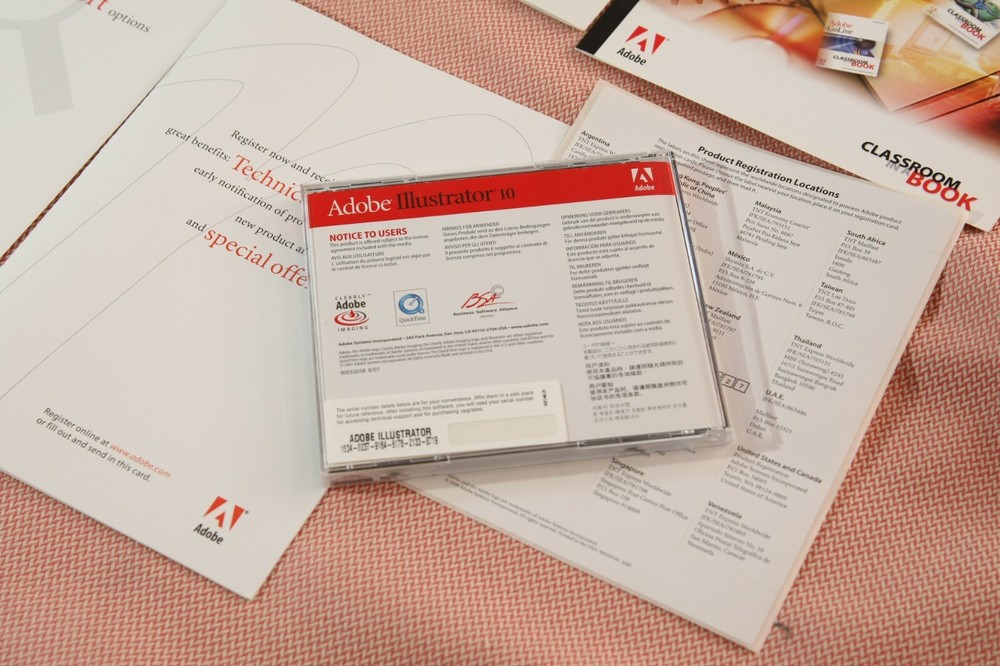 Adobe Illustrator 10 Mac OSX & Mac OS9 Upgrade Complete