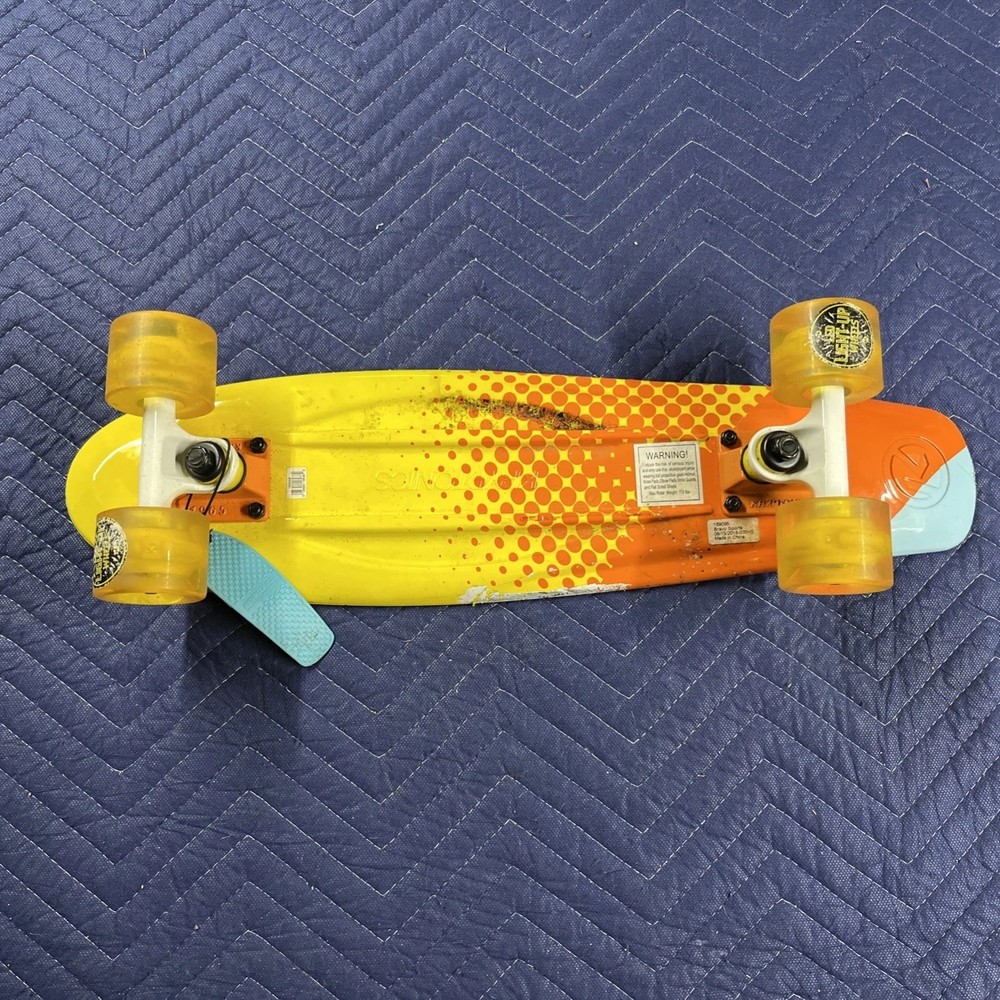 Kryptonics Torpedo Skateboard With Light Up Wheels