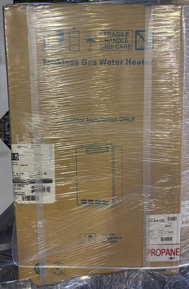 AO Smith ATO-310-P 190,000 BTU Outdoor Propane Tankless Water Heater