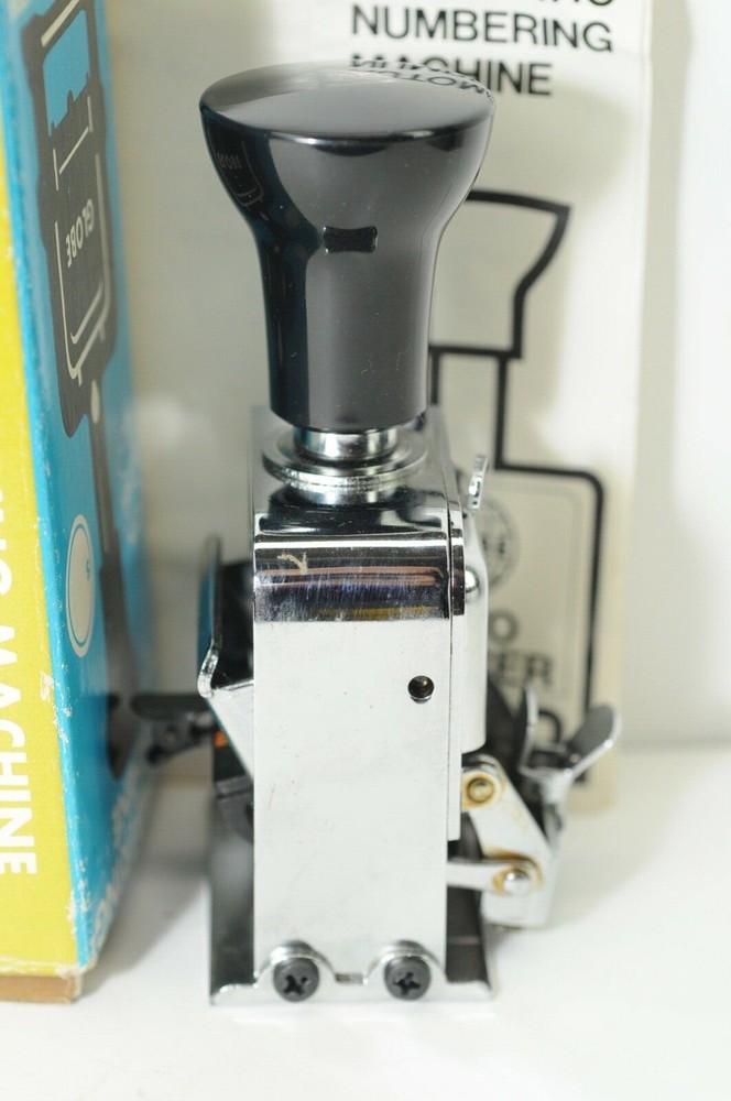 Vintage Globe Automatic Numbering Machine Model 10
