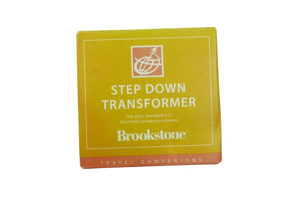 Brookstone Step Down 85W Step Down Transformer Input 220/240V Output 110/120V