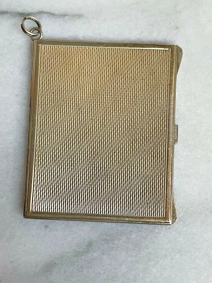 ANTIQUE 800  SILVER DANCE? CARD CASE