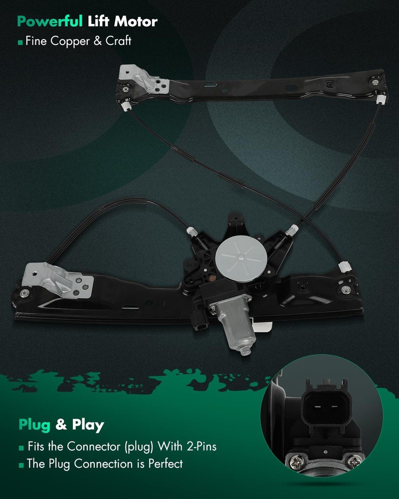 Power Window Regulator Motor Fit 2012-2018 Focus Front Left 751-775