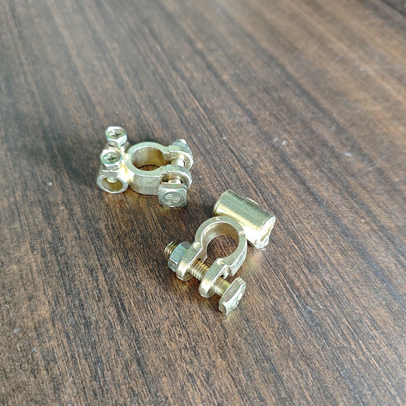 Small Brass Battery Terminal Connector Clamp Top Post Battery Terminal Protector