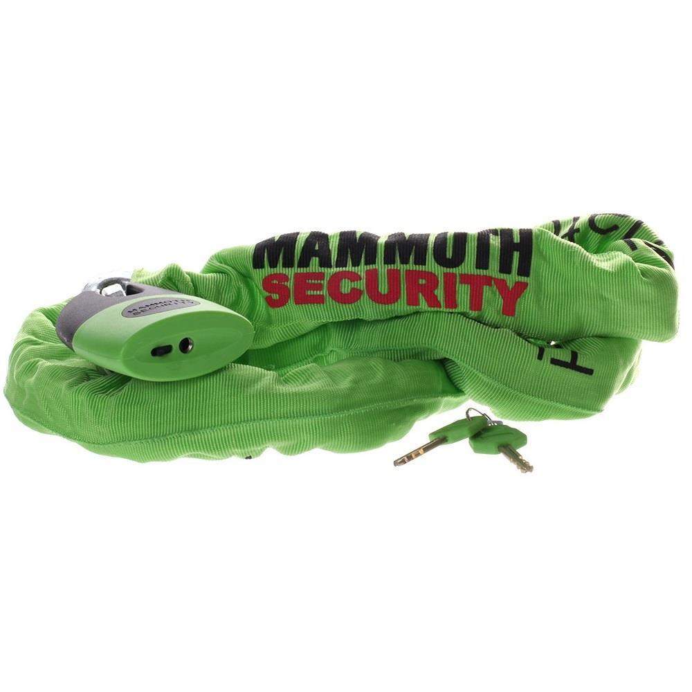 Mammoth Sold Secure Motorcycle Security Square Chain & Lock 12mm 1.8M (LOCM003)