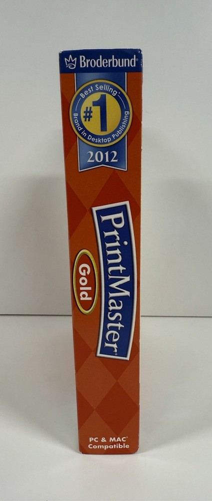 Printmaster Gold 2012 PC/MAC DVD-ROM Desktop Publishing Software NEW