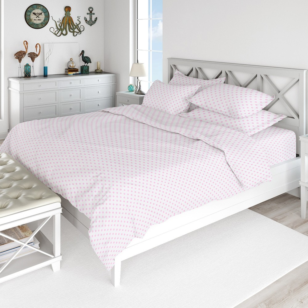 Swiss Collection Sheet Set  Double Pink