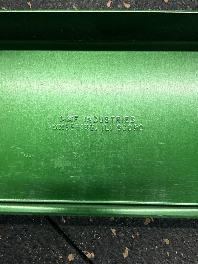 Green Metal Coin Storage Tray - $100, Dimes