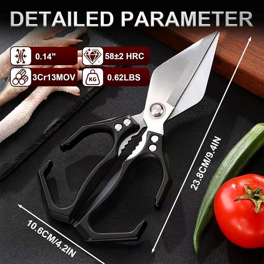 Multifunctional Heavy-Duty Kitchen Shears, Heavy Duty Kitchen Scissors
