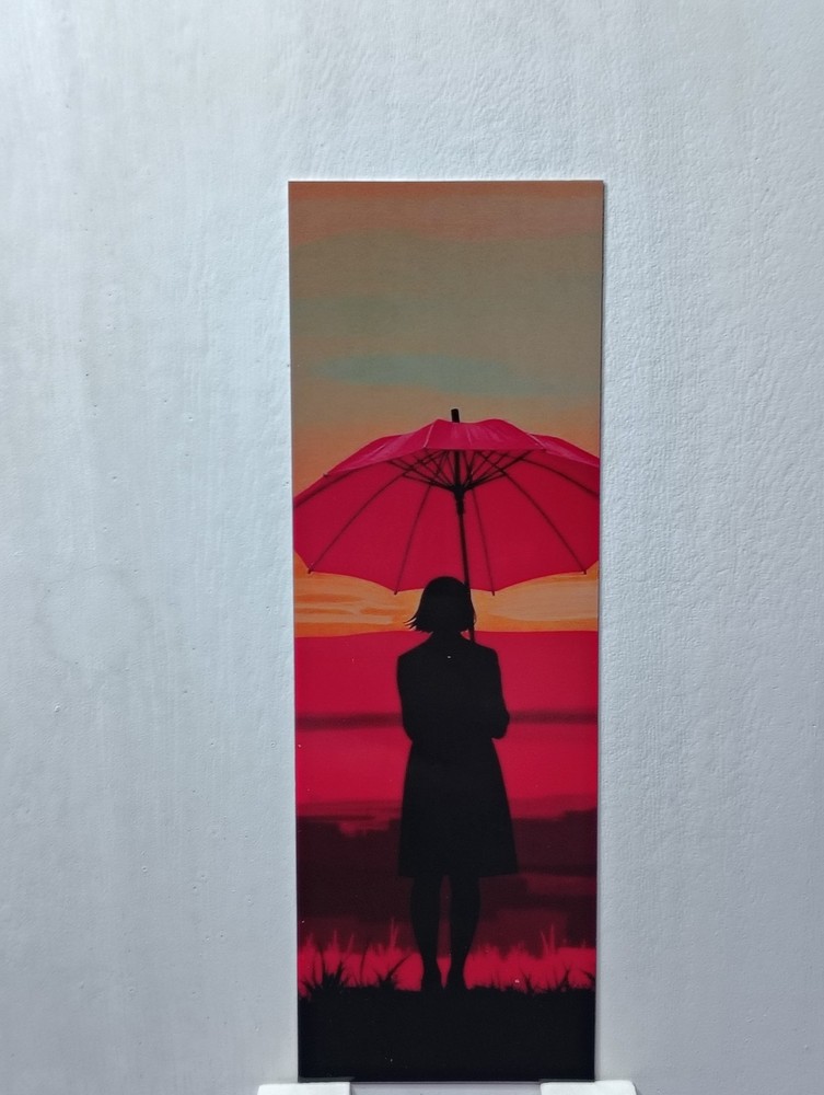 Crimson Solitude | Sunset | Reflective Trilogy Bookmark Set