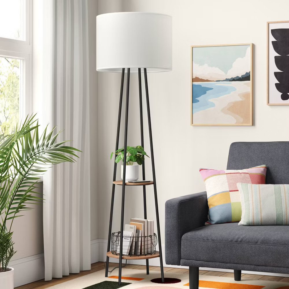 Floor lamp with Shelves - Room Essentials