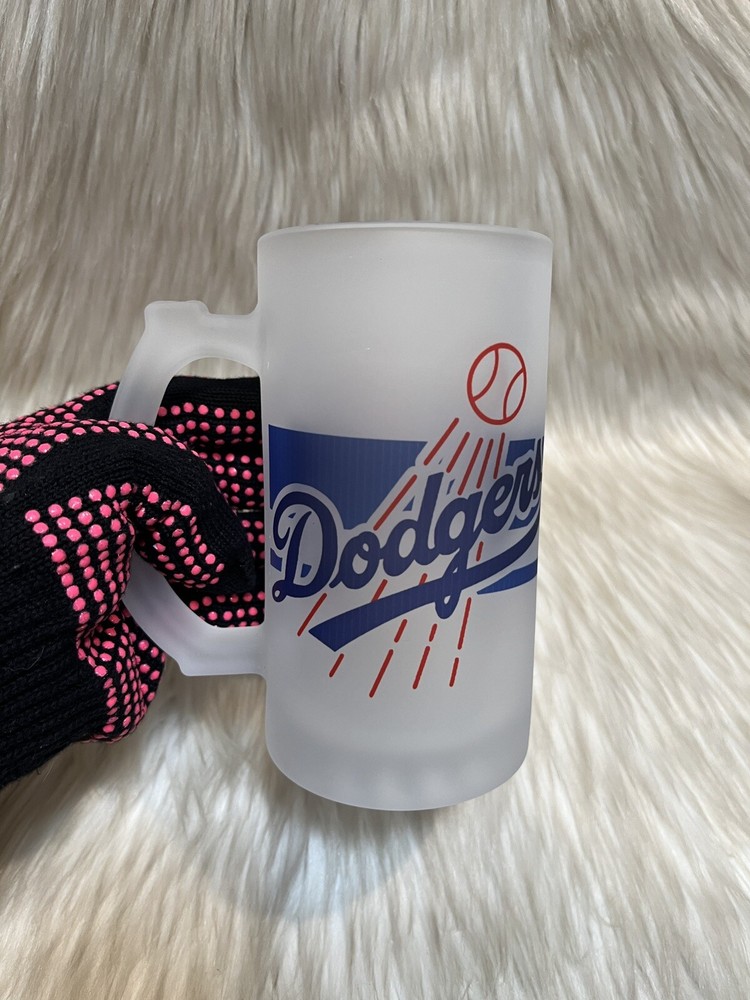 Dodgers  16oz. Frosted Beer Mug
