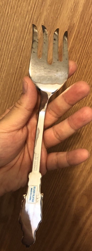 International Silver Co. 10" Nutcracker Serving Fork Christmas Holiday Utensils