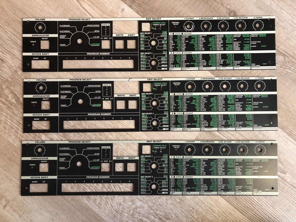 MicroKorg Faceplate in Good Condition - Replacement Parts