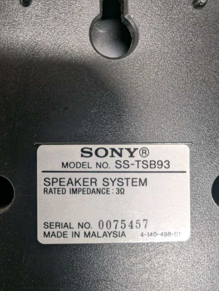 Sony SS-TSB93 Surround Speaker Front Left