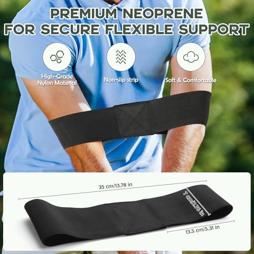 Grip Trainer Attachment & Swing Correcting Arm Band -Golf Training Combo for