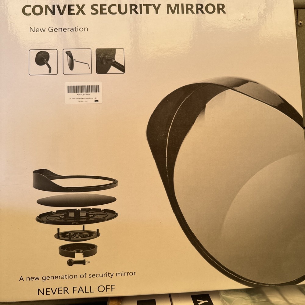16 Inch Convex Security Mirror - Acrylic Safety Mirror - ...