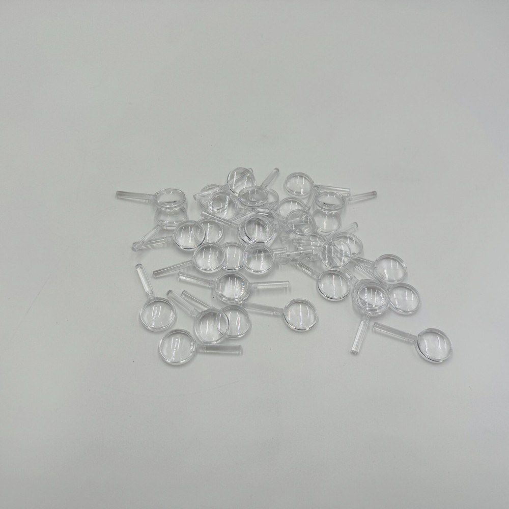 35 Mini Plastic Handheld Magnifying Glasses Portable Reading Mega Gross Mini