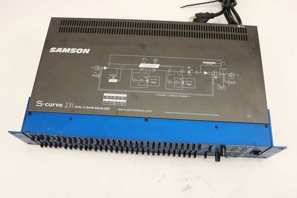 SAMSON S Curve 231 Graphic Equalizer Dual 31 Band AS IS