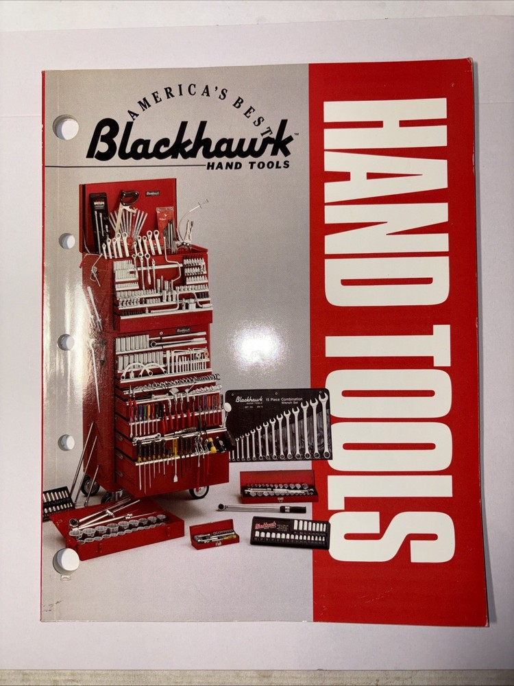 Blackhawk Hand Tools Catalog 1988 Master Sets, Tool Boxes, Sockets, Wrenches