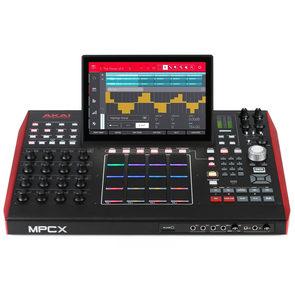 Akai MPCX Standalone Sampler Sequencer Drum Machine Touchscreen Pro