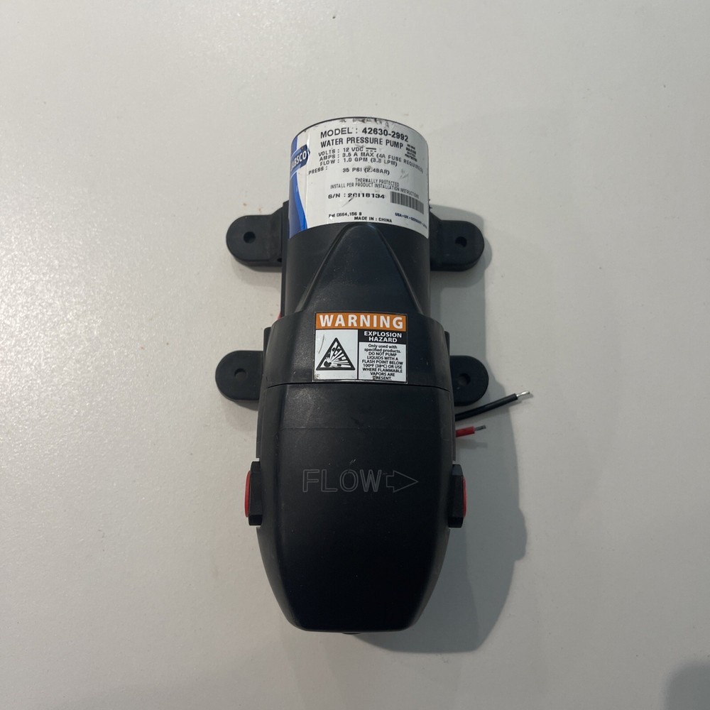 Jabsco PAR-Max 1 Automatic Water System Pump 1.9 Psi 12 V