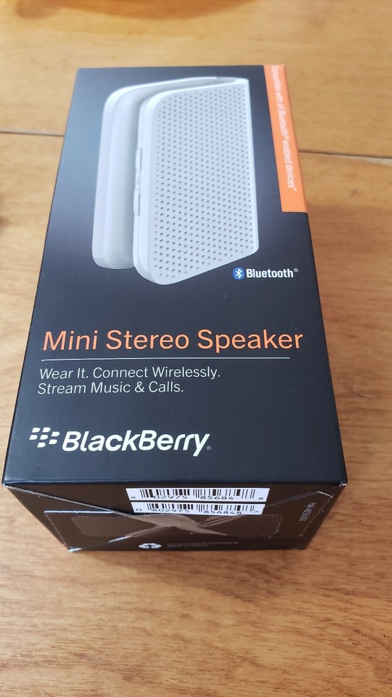 BlackBerry Wearable Seatbelt Bluetooth Stereo Speaker & Bluetooth Transmitter