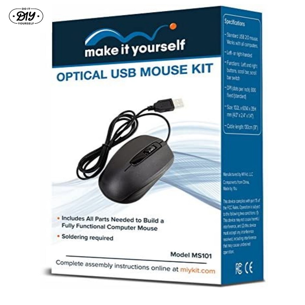 DIY Electronic Kit Optical USB Mouse - Easy To Learn Soldering & Welding - Gift