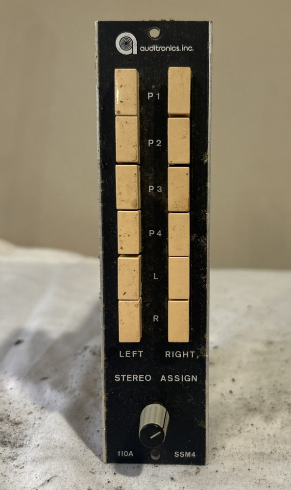 Auditronics 110A SSM4 Stereo Assign