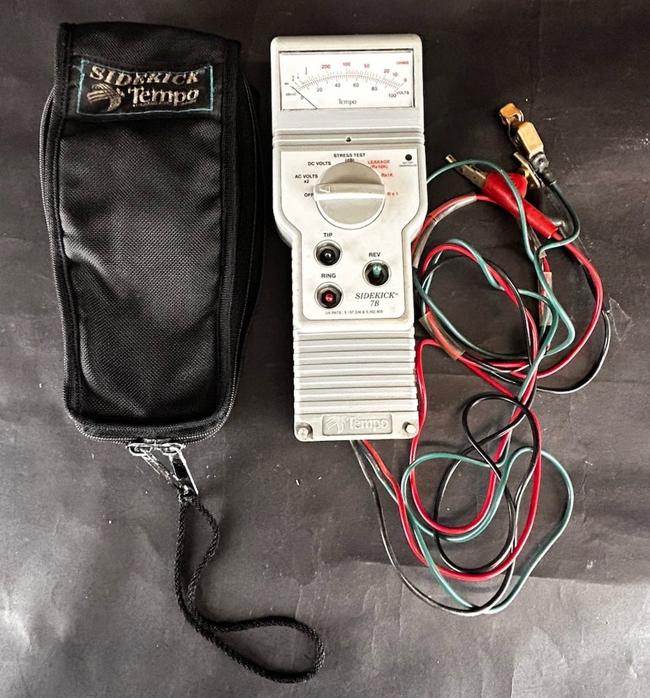 Tempo Sidekick 7B with Case & Owner’s Operating Course Manual