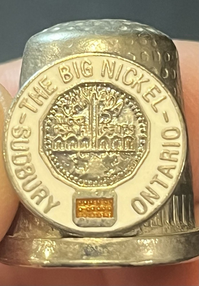 Lot of 8 Vintage Thimbles - SHARP!!