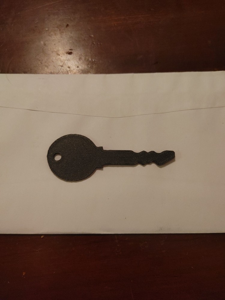 Key, USPS Rotary Counter Lock, Replacement For Antique