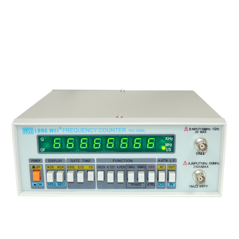 TFC-1000L High Precision Multifunction Digital Frequency Meter Measuring Meter