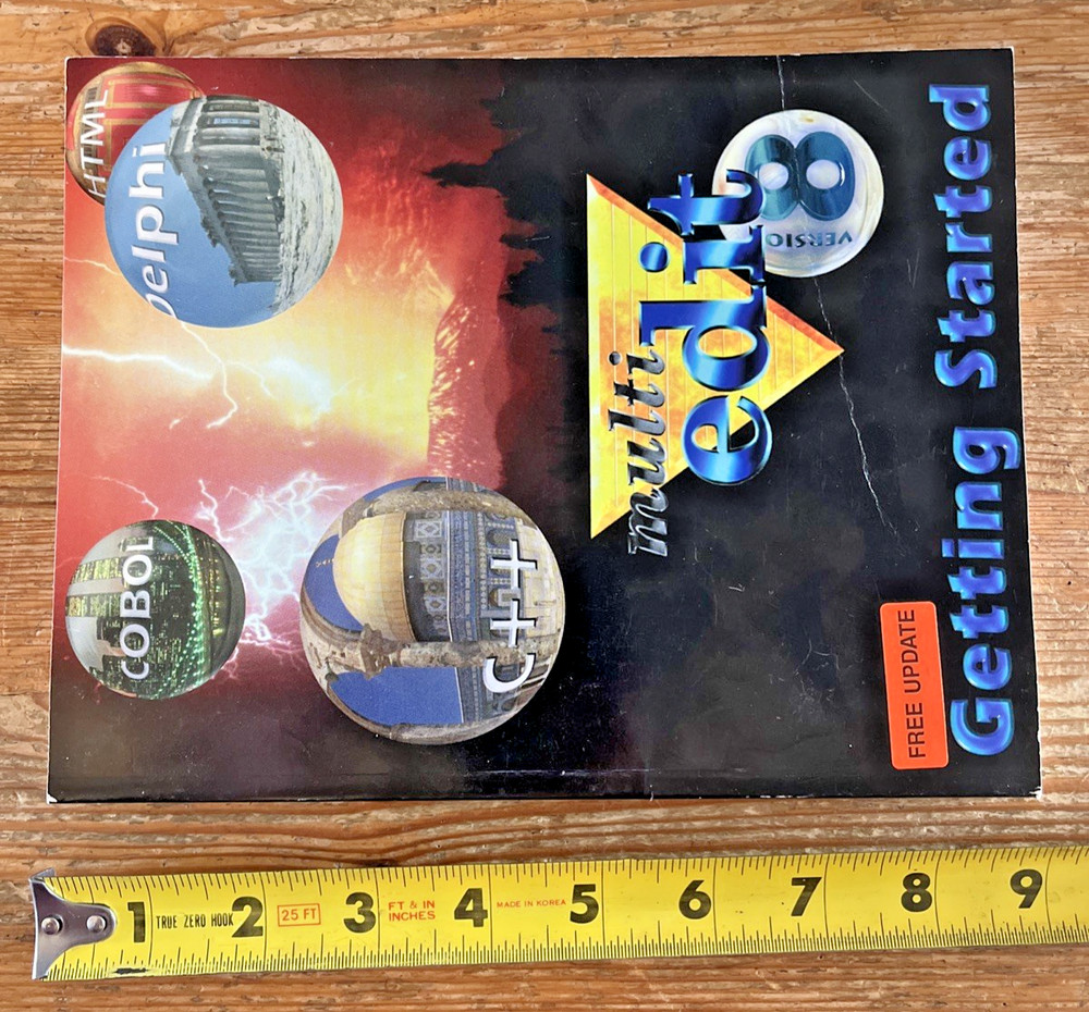 American Cybernetics Manual Multi-Edit Version 8 Getting Started Guide Book