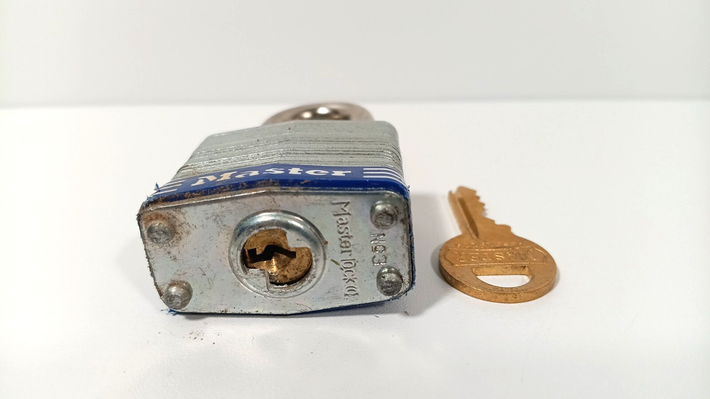 Master Lock Laminated Padlock Alloy Steel 3TLD 2 Available