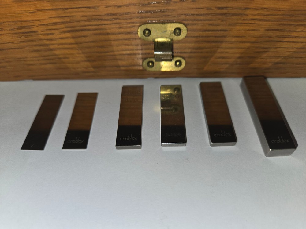 Webber thin gage blocks, Croblox 36 pcs +.