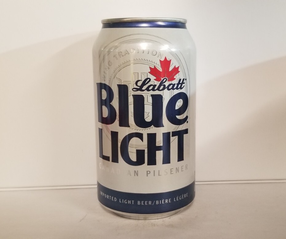 Labatt Blue Light Bottom Opened