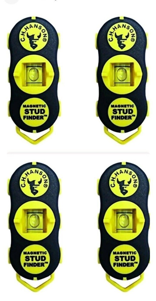 CH Hanson 03040 Magnetic Stud Finder - 4 Pack