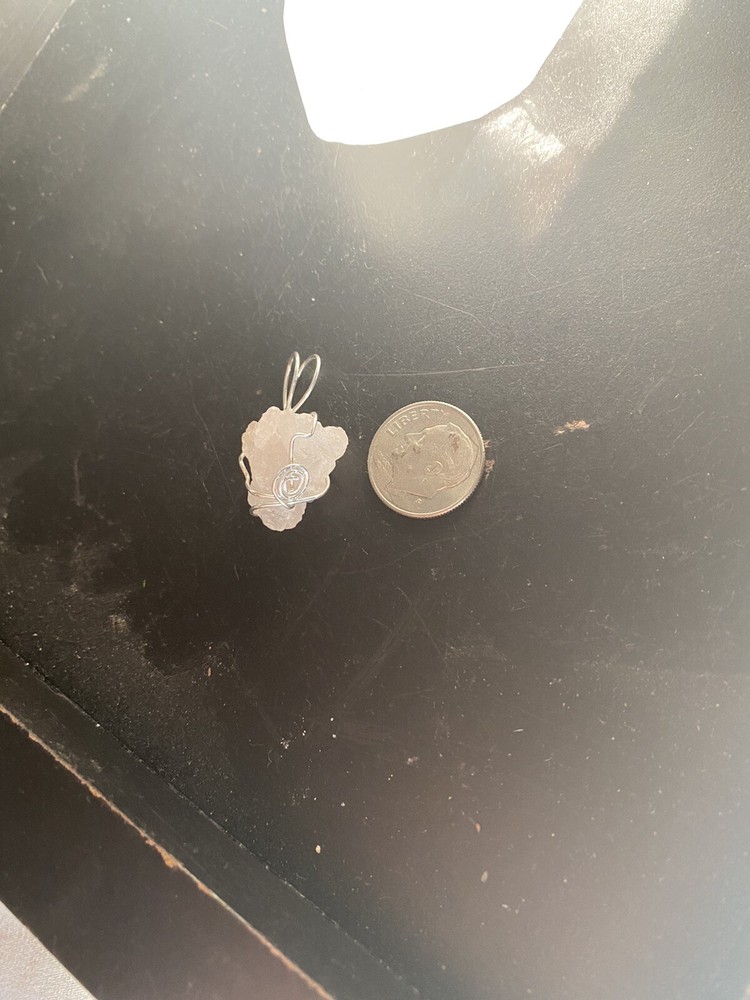 Nirvana Quartz Sterling Silver Wrapped Pendant