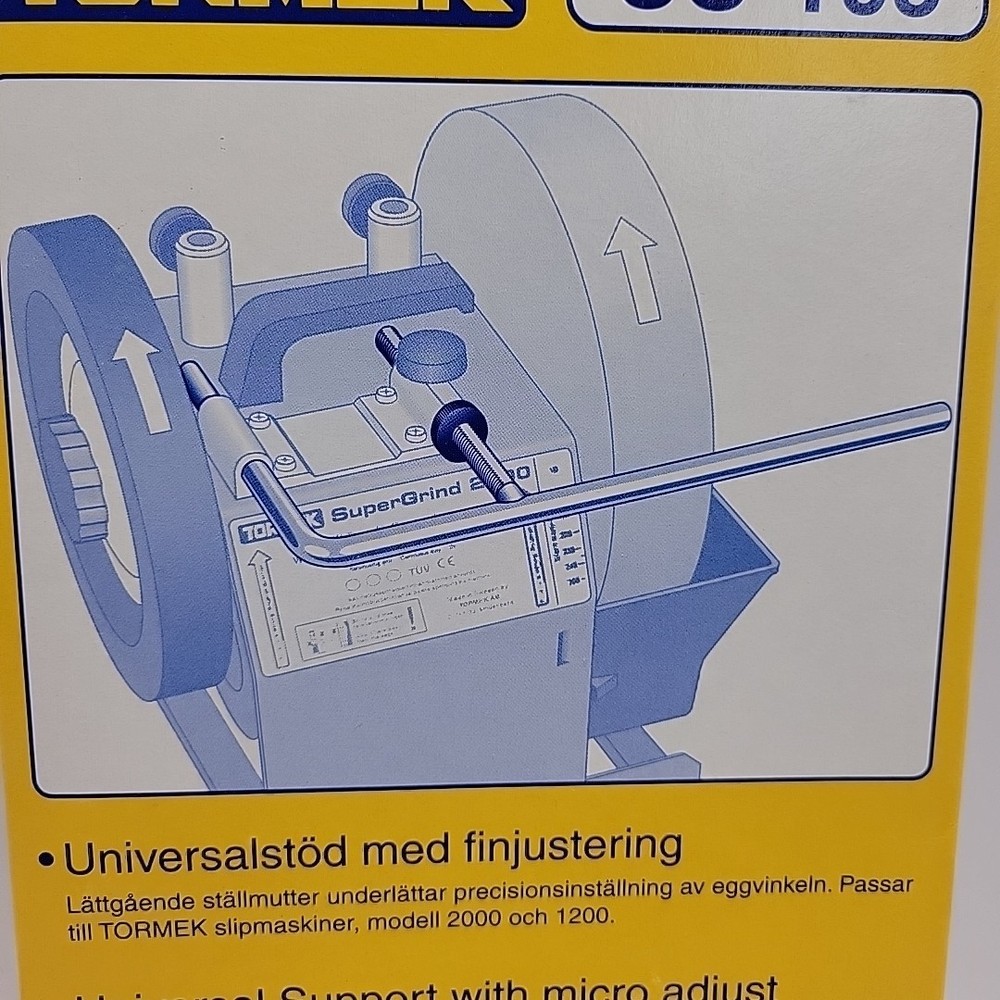 Tormek US-105 Universal Support with Micro Adjust Support Sweden Made