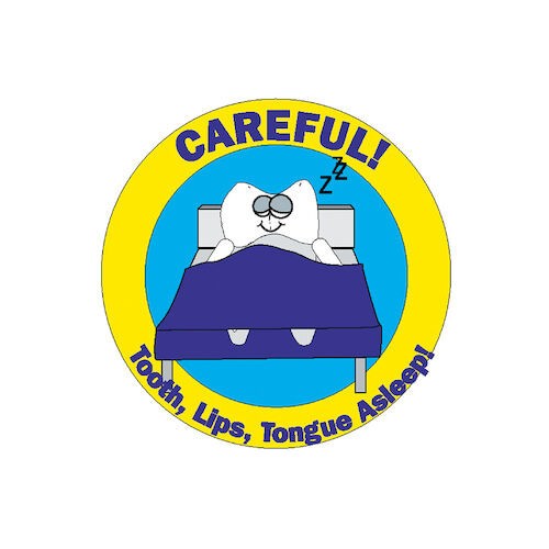 Assorted Stickers Careful, 100/Roll, PS120