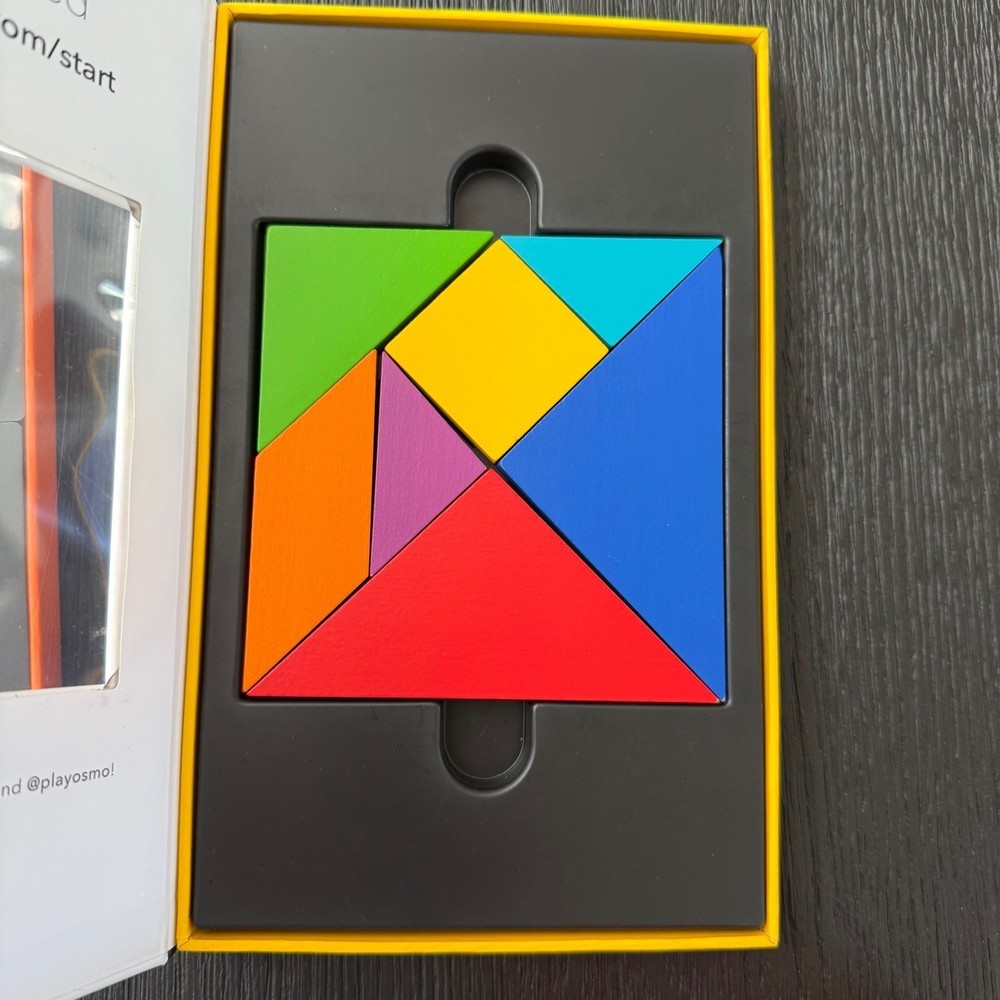 Osmo Base Words Numbers Tangram Set for iPad – Complete, Mint