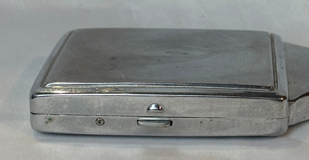 Vtg Ronson Mastercase Lighter Cigarette Case Combo