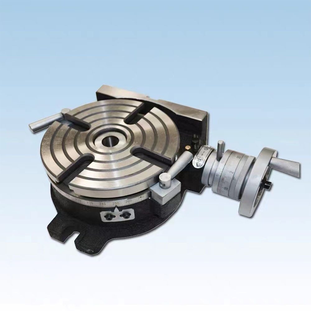 Diameter 200mm Milling Machine Horizontal Vertical Rotary Table High Precision