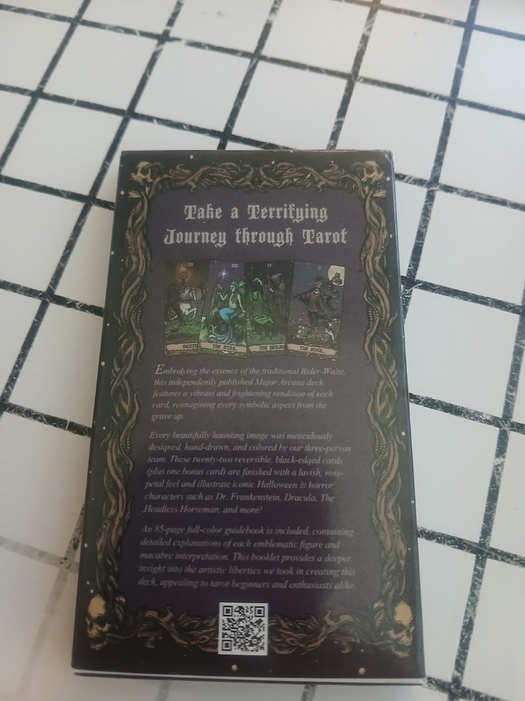 Terror Tarot Cards Deck 23 Card