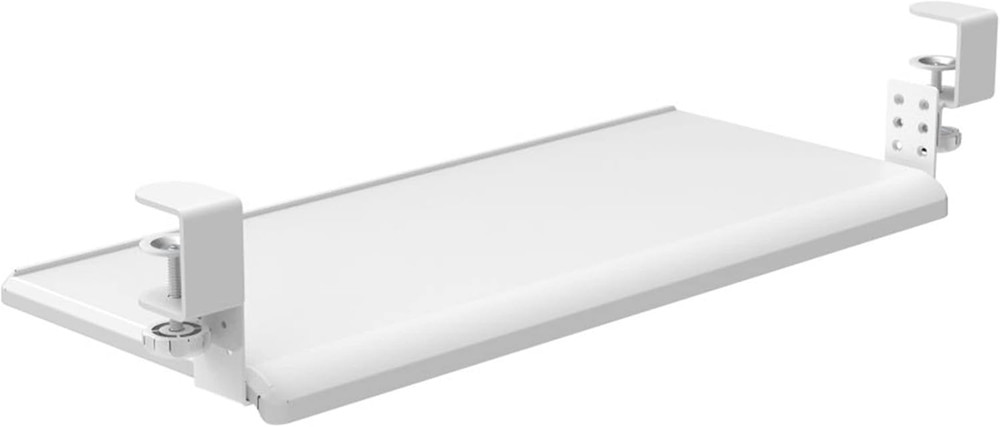 Large Clamp-On Retractable Adjustable Keyboard Tray | Improve Comfort While Incr