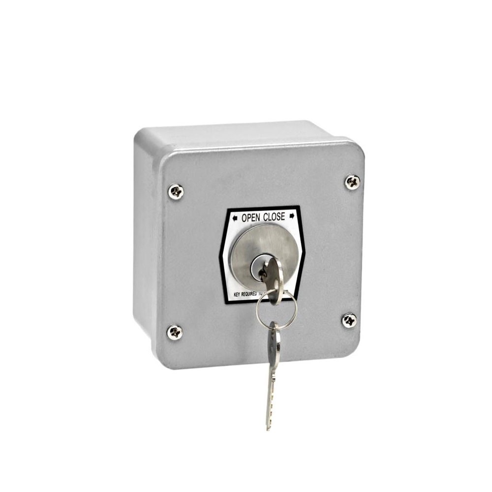 1KX Nema 4 Exterior Tamperproof Open-Close Key Switch Surface Mount