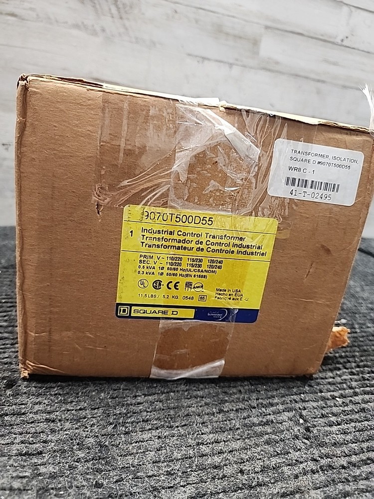 Square D 9070T500D55 Industrial Control Transformer