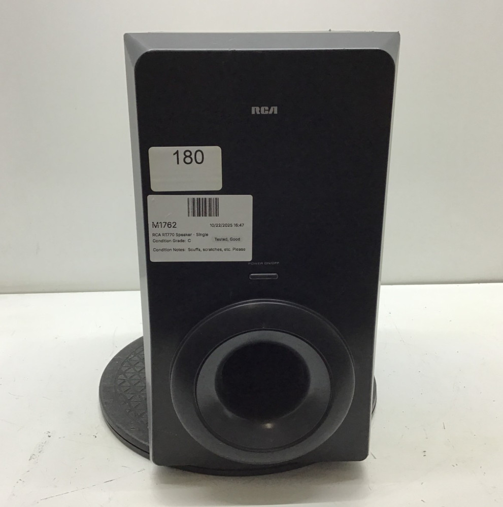 RCA RT770 Subwoofer - Tested