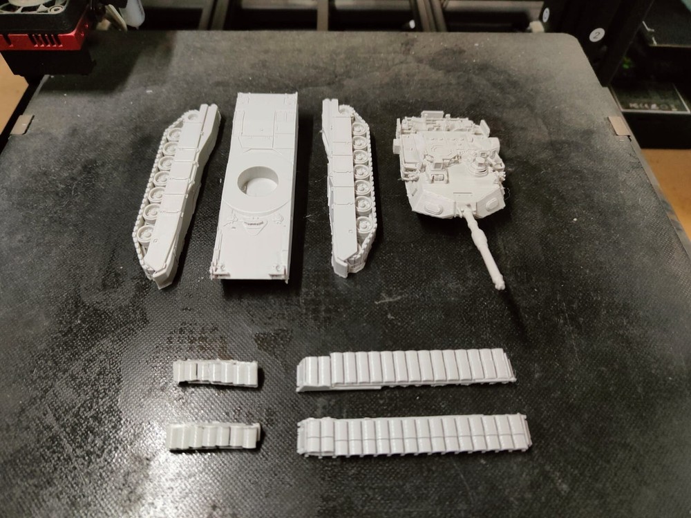 American Abrams M1A2 tank 1:48 scale Printed 3d model kits DIY